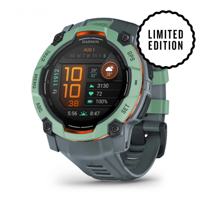 Умные часы Garmin Instinct 3 AMOLED 50 mm Neo Tropic with Twilight Band