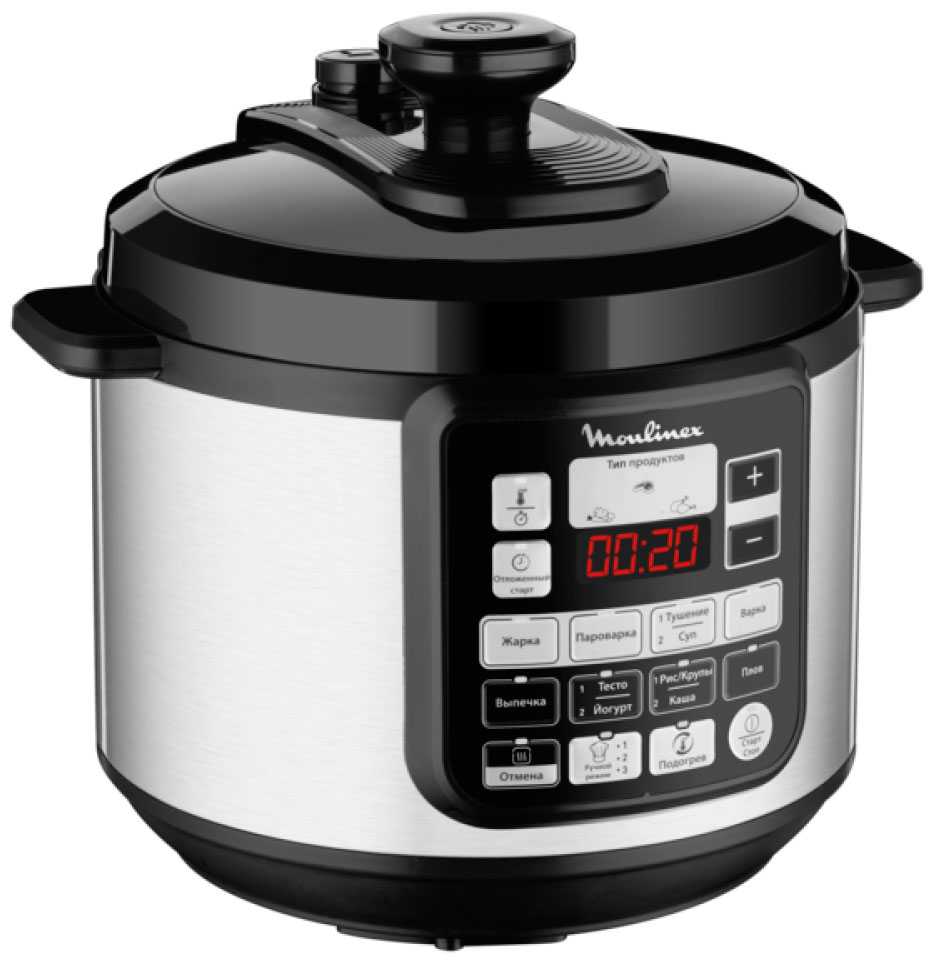 Мультиварка Moulinex CE620D32, черный/серебристый