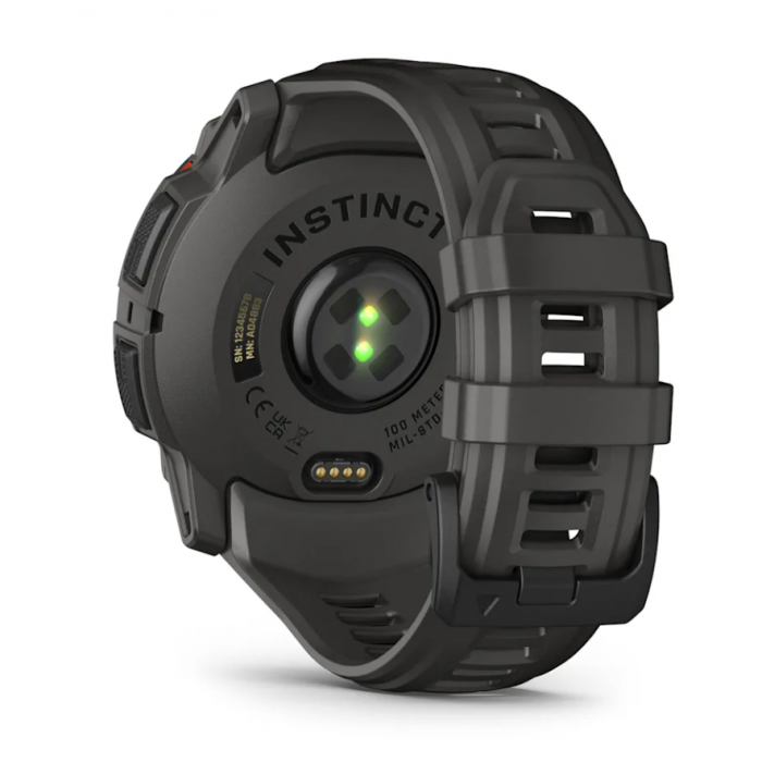 Умные часы Garmin Instinct 3 Solar 50 mm Black with Charcoal Band