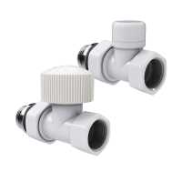 Набор термостатический прямой Royal Thermo Design 1/2&quot;М30х1,5 (Белый)