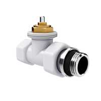 Набор термостатический прямой Royal Thermo Design 1/2&quot;М30х1,5 (Белый)