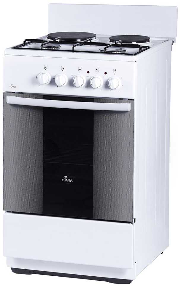 Комбинированная плита Flama RK 2201 W белый