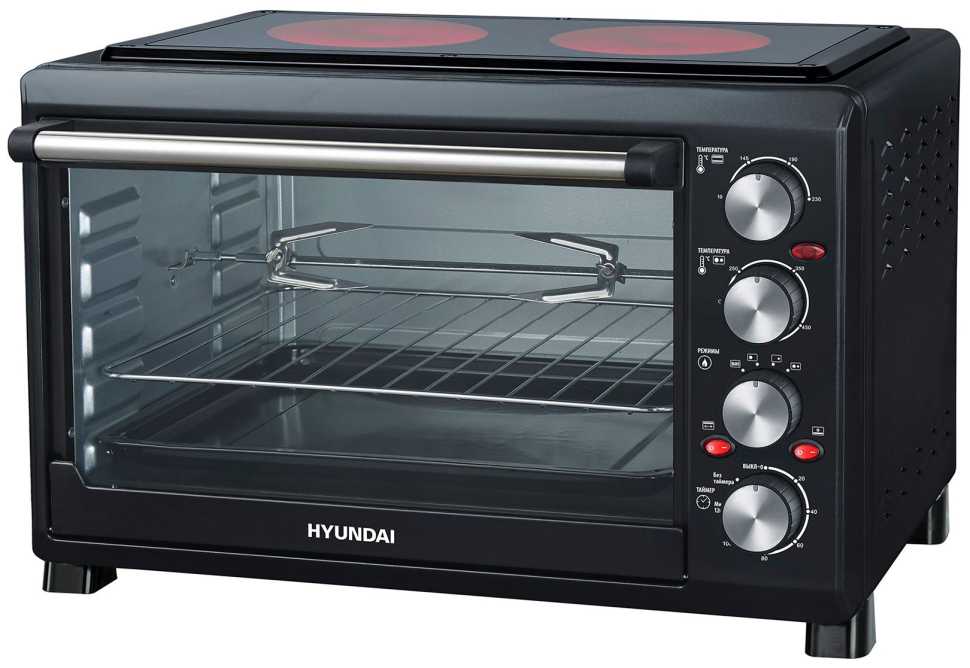 Электропечь Hyundai MIO-HY086, черный