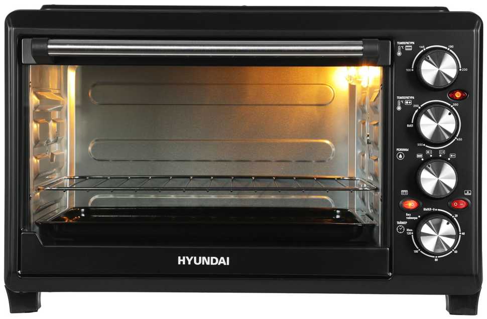 Электропечь Hyundai MIO-HY086, черный