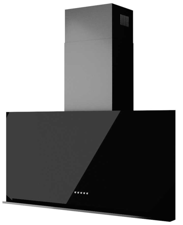 Вытяжка Korting KHC 95330 GN Черное стекло