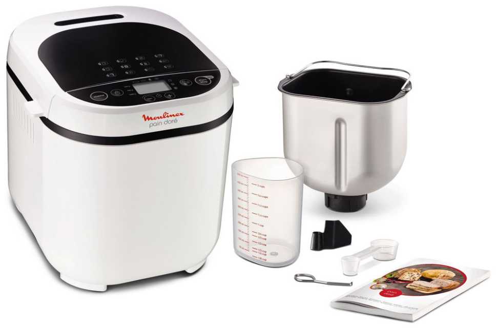 Хлебопечка Moulinex Fast & Delicious OW210A30, белый