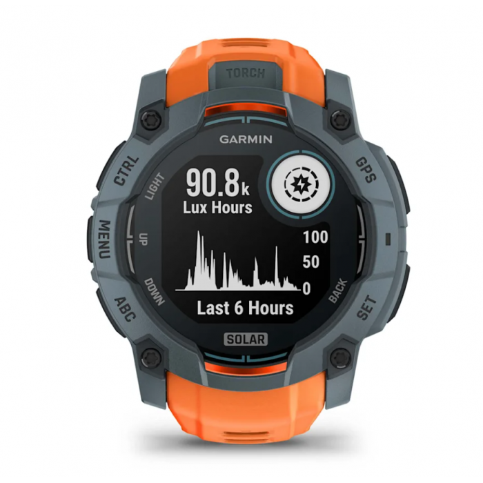 Умные часы Garmin Instinct 3 Solar 50 mm Twilight with Solstice Band