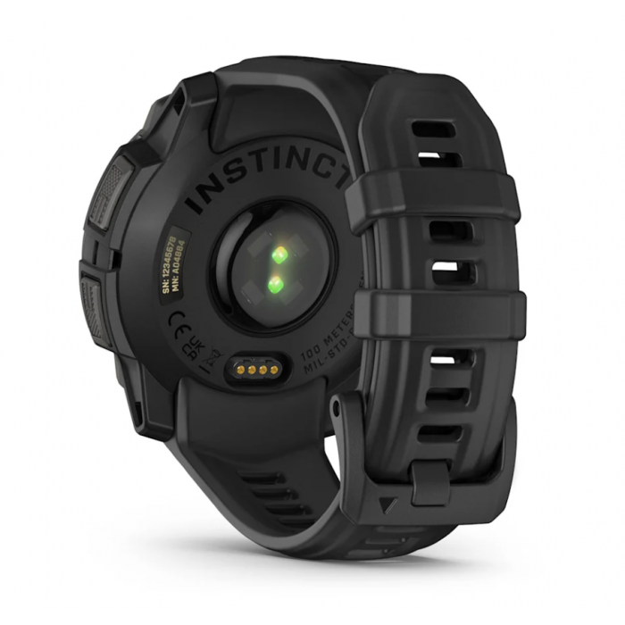 Умные часы Garmin Instinct 3 AMOLED 45 mm Black with Black Band