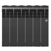 Радиатор Royal Thermo BiLiner 350 /Noir Sable - 6 секц.