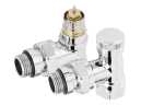 Набор термостатический для радиатора угловой ROYAL THERMO Design 1/2" Click (Хром)