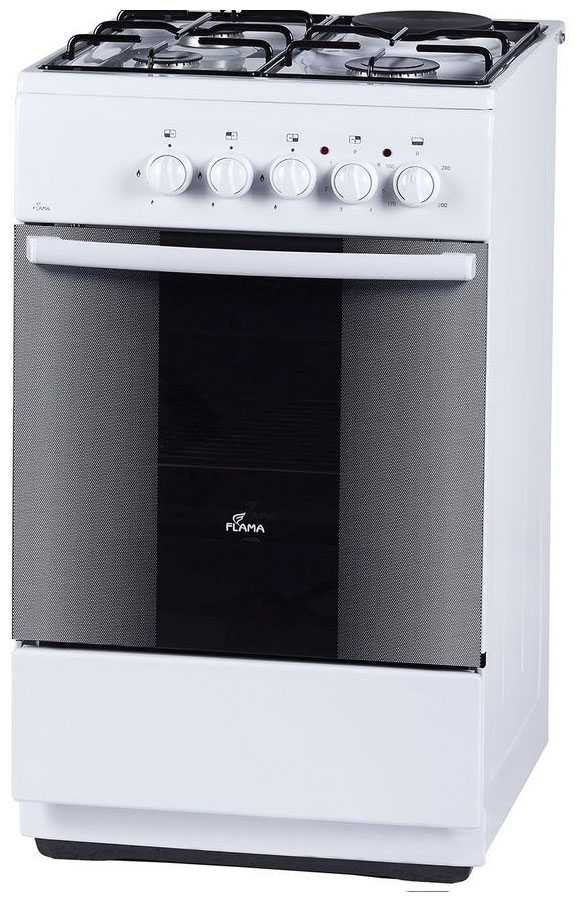 Комбинированная плита Flama RK 23-105 W белый