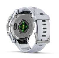 Умные часы Garmin Fenix 8, 43 мм, AMOLED, Silver with White Stone silicone band