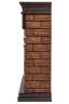 Камин Firelight Bricks Wood 30, камень темный, шпон венге (НС-1287018)