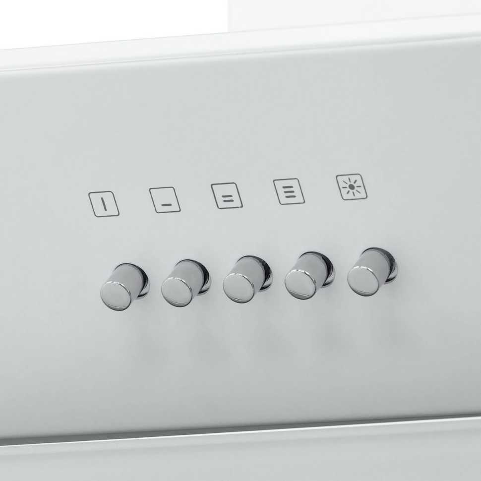Вытяжка Krona VIERKANT600 WHITE PB