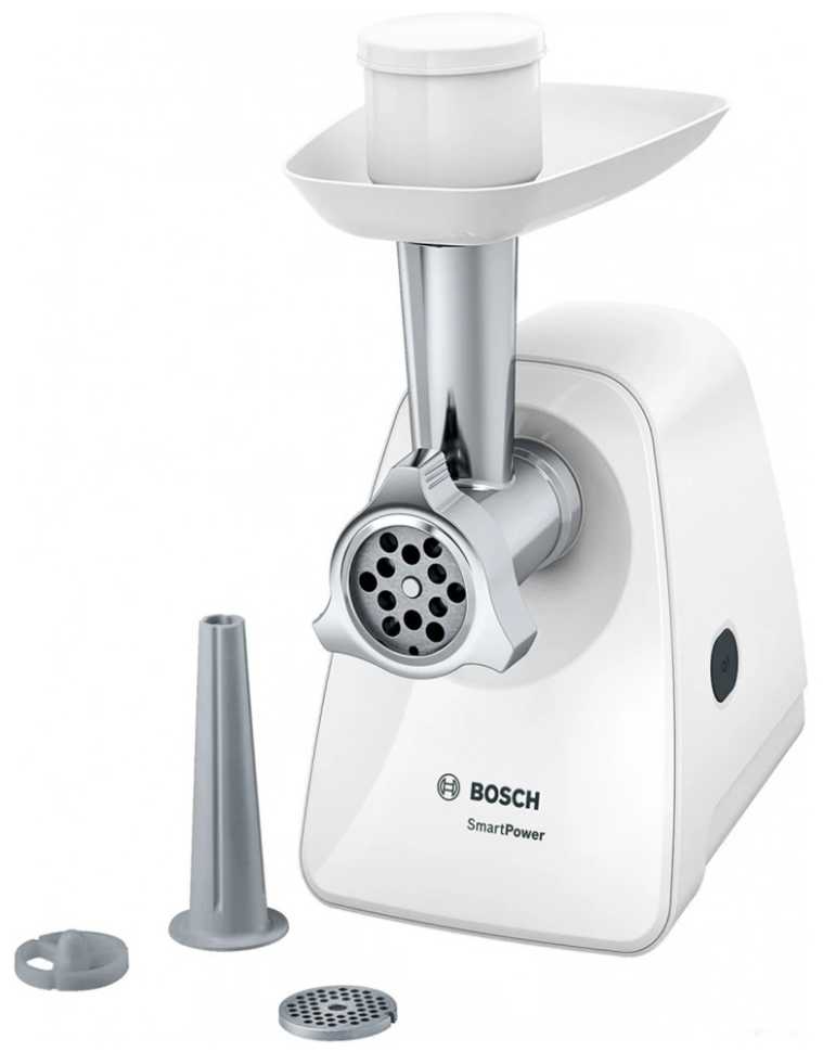 Мясорубка Bosch MFW2510W, 1500 Вт, белый