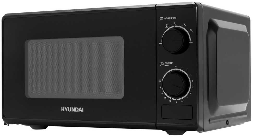 Микроволновая печь - СВЧ Hyundai HYM-M2096 (20л., 700Вт, черный)