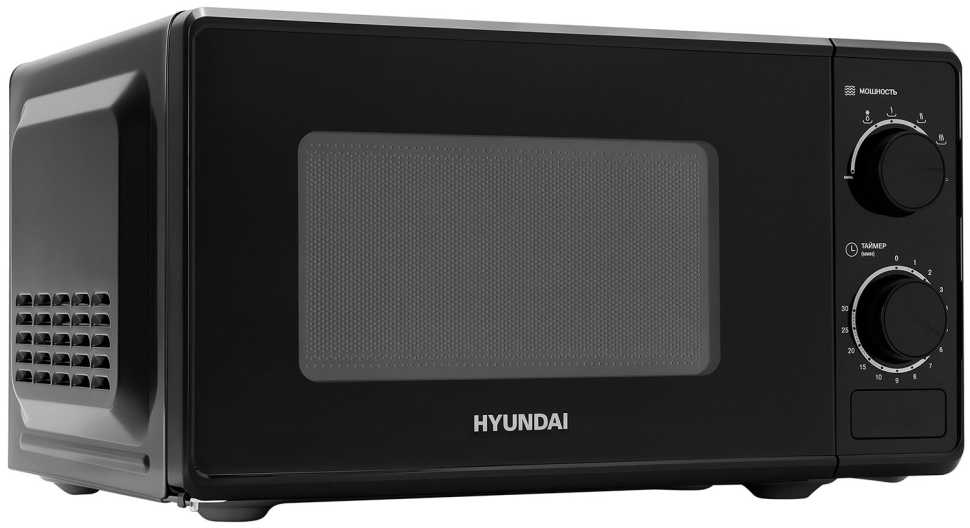 Микроволновая печь - СВЧ Hyundai HYM-M2096 (20л., 700Вт, черный)