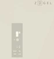 Многокамерный холодильник Zugel ZRFD361C, бежевое стекло