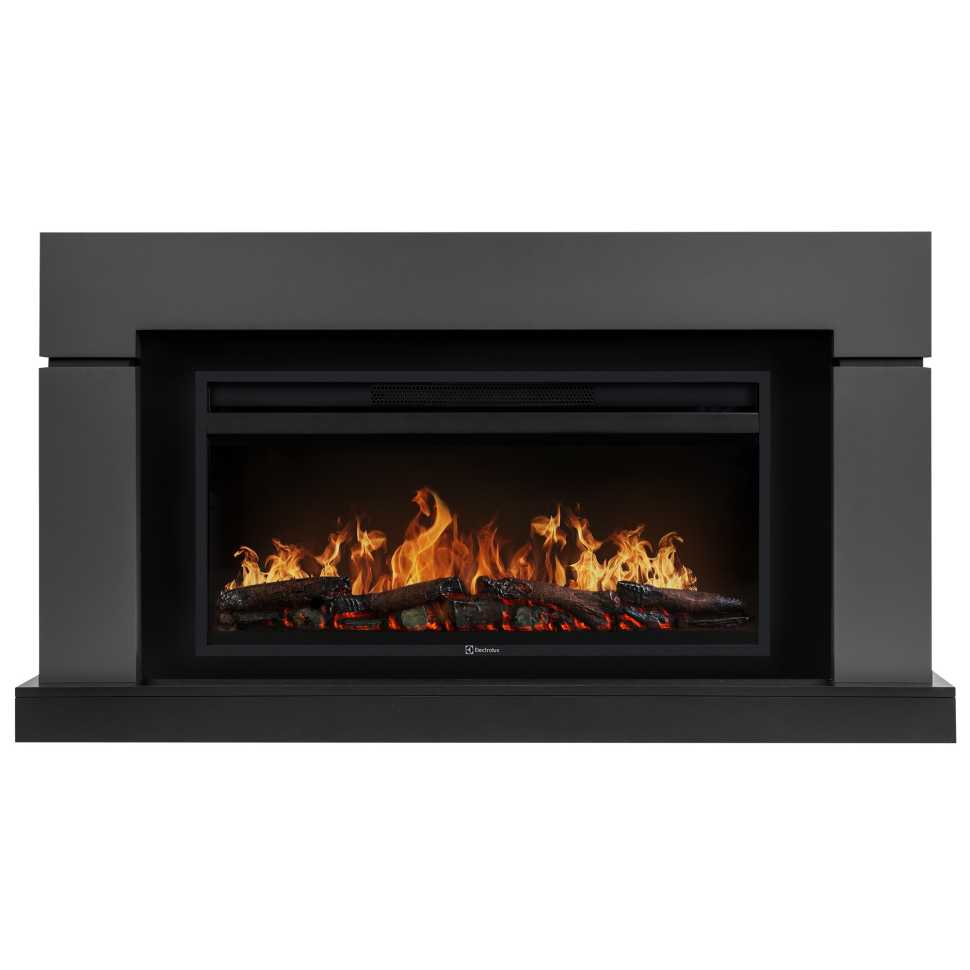 Каминокомплект: Очаг Electrolux EFP/P-4220LS, портал Lindos 42/40/36, графит