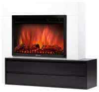 Камин Firelight Combi 30, белый, черный (НС-1449419)