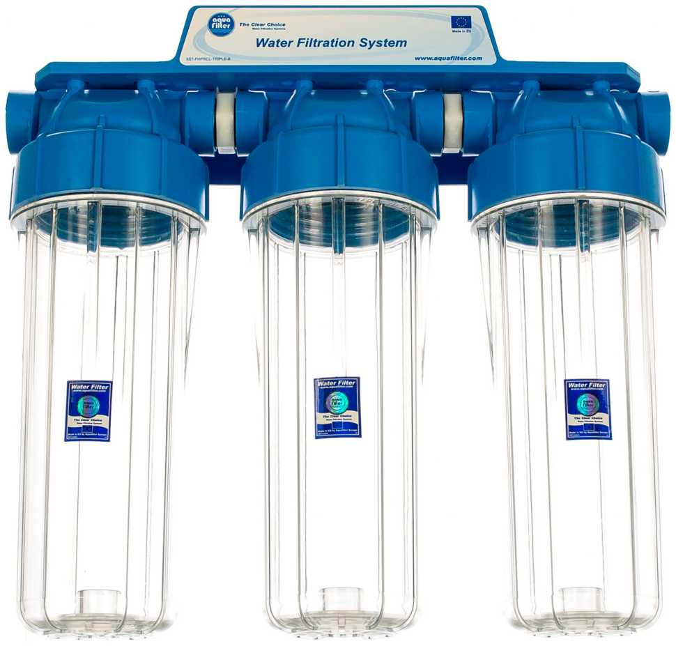Система фильтрации воды Aquafilter 10SL, 1/2'', FHPRCL12-B-TRIPLE, 466