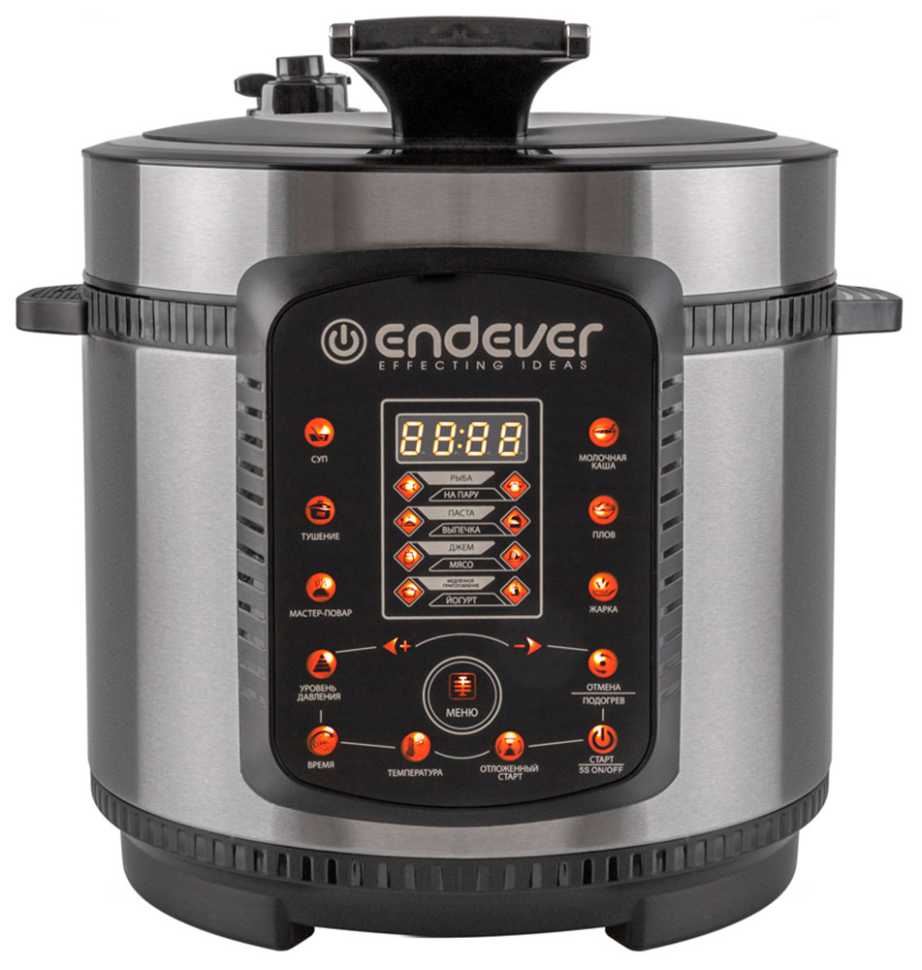 Мультиварка Endever Vita-99, черный/стальной (90400)