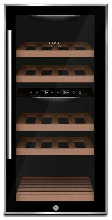 Винный шкаф Caso WineComfort 24 black