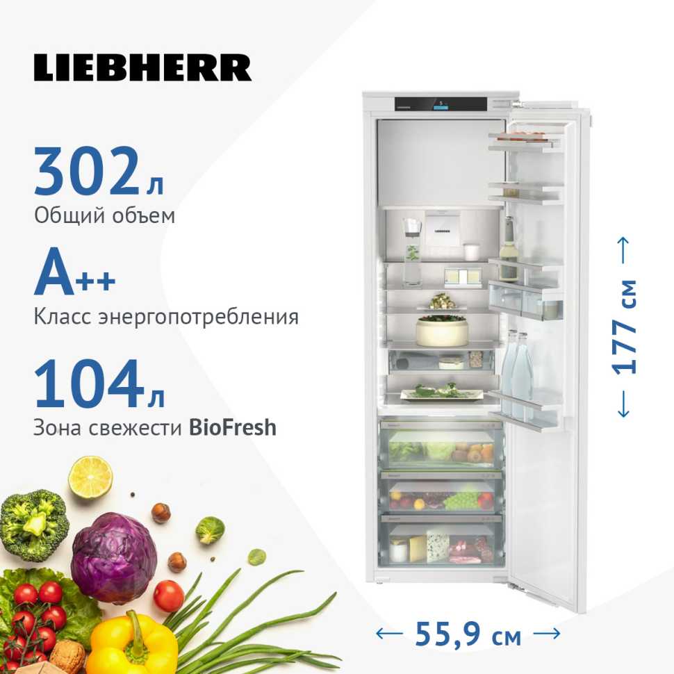 Встраиваемый однокамерный холодильник Liebherr IRBd 5151-20