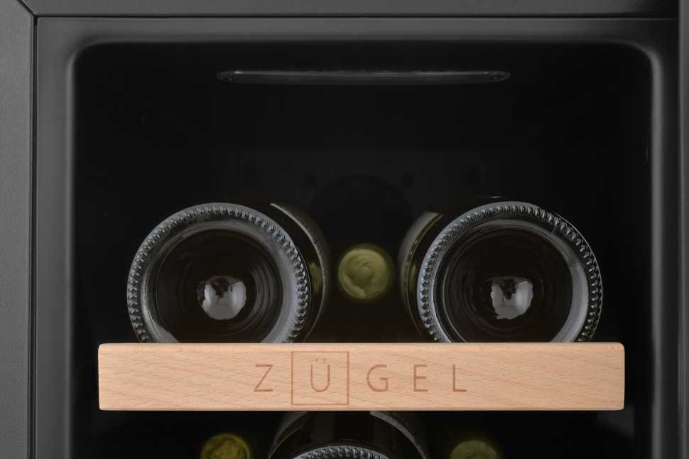 Встраиваемый винный шкаф Zugel ZCWI170DB