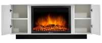 Камин Firelight Como 30, белый, черный (НС-1444791)