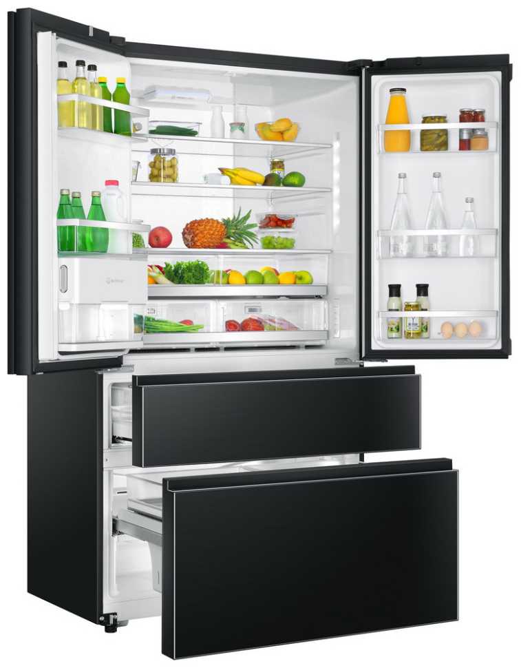 Многокамерный холодильник Haier HB 25 FSNAAA RU black inox
