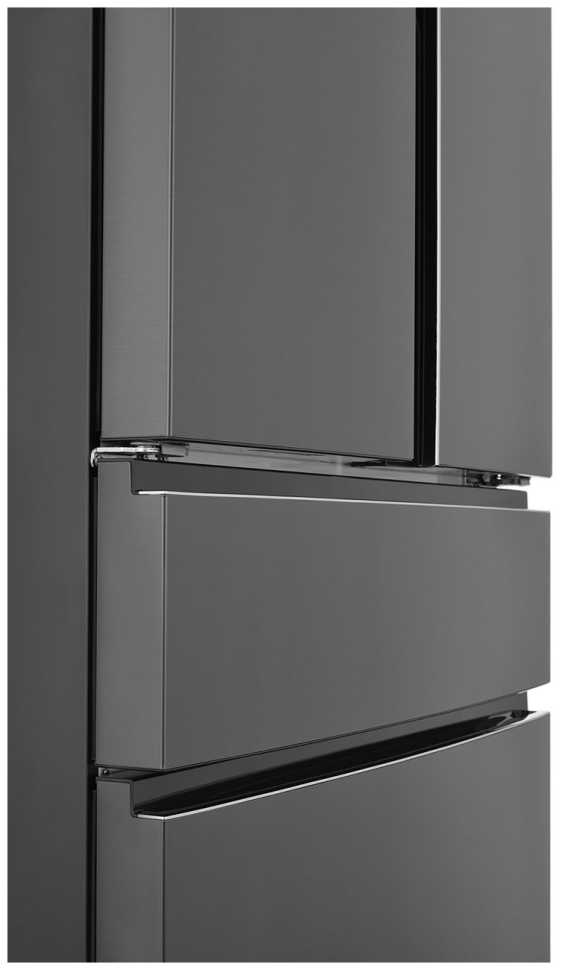 Многокамерный холодильник Haier HB 25 FSNAAA RU black inox