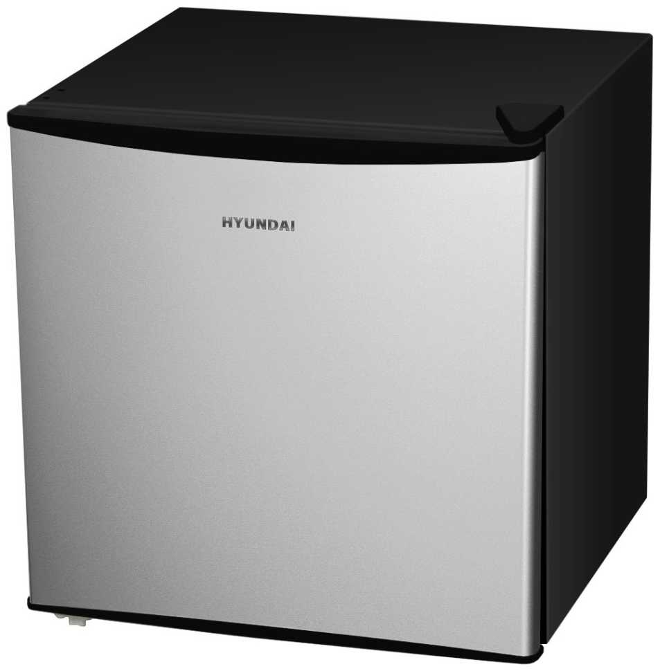 Мини-холодильник Hyundai CO0502 серебристый/черный