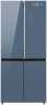 Многокамерный холодильник Weissgauff WCD 590 NoFrost Inverter Premium Blue Glass