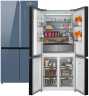 Многокамерный холодильник Weissgauff WCD 590 NoFrost Inverter Premium Blue Glass