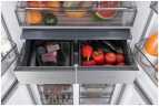 Многокамерный холодильник Weissgauff WCD 590 NoFrost Inverter Premium Blue Glass