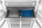 Многокамерный холодильник Weissgauff WCD 590 NoFrost Inverter Premium Blue Glass