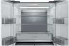 Многокамерный холодильник Weissgauff WCD 590 NoFrost Inverter Premium Blue Glass
