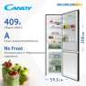 Двухкамерный холодильник Candy CCRN 6200B BLACK