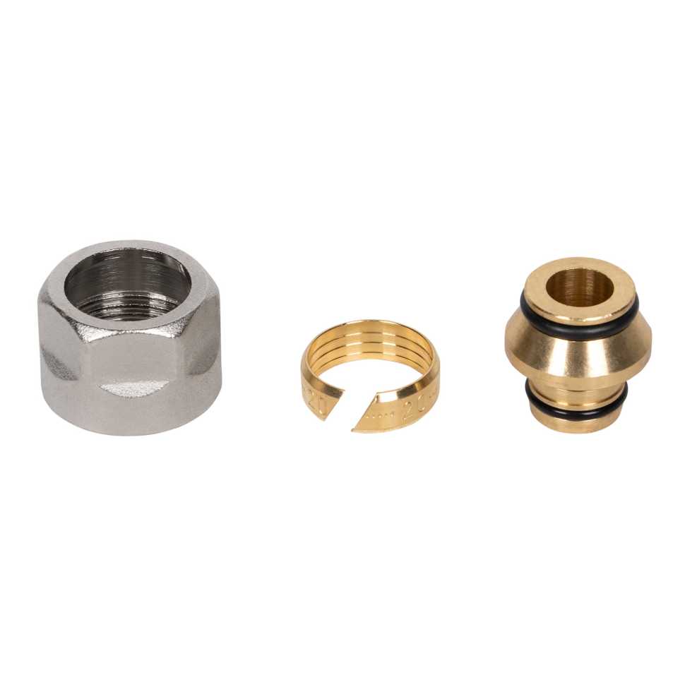 Фитинг коллекторный Royal Thermo 20х2,0 мм "евроконус", 3/4"