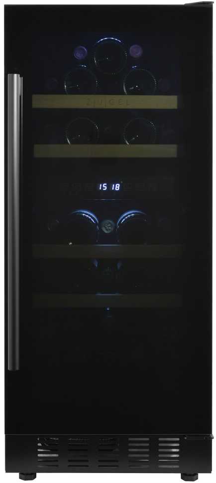 Встраиваемый винный шкаф Zugel ZCWI310DB
