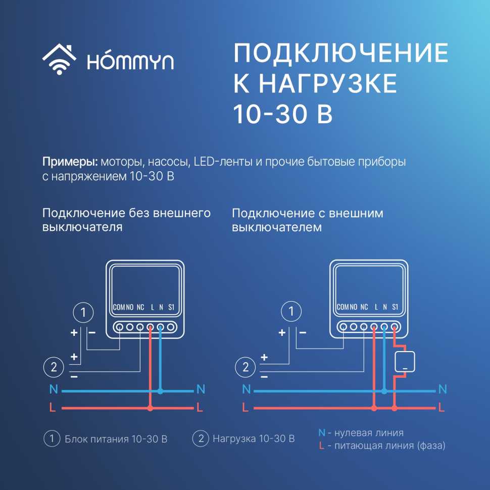 Модуль реле HOMMYN с сухим контактом 1 канал DCRLZBN01