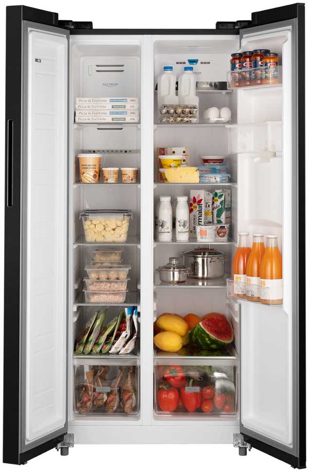 Холодильник Side-by-Side Weissgauff WSBS 600 XB NoFrost Inverter Water Dispenser