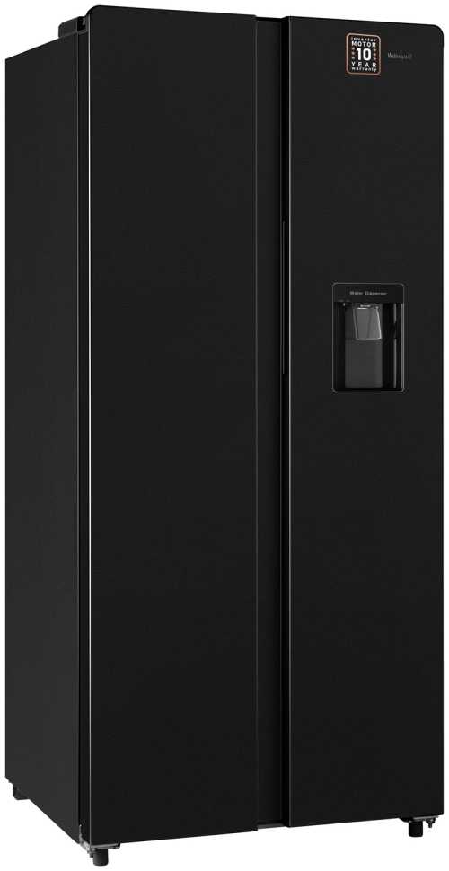 Холодильник Side-by-Side Weissgauff WSBS 600 XB NoFrost Inverter Water Dispenser