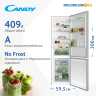 Двухкамерный холодильник Candy CCRN 6200C CREAM
