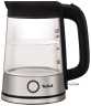 Чайник электрический Tefal Glass KI750D30, серебристый/черный
