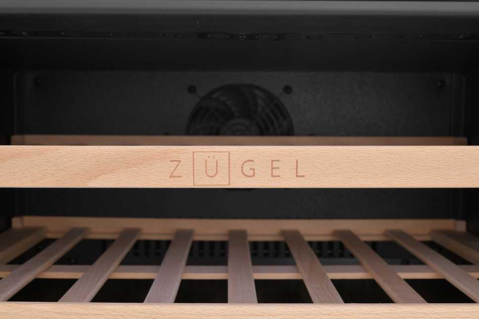 Встраиваемый винный шкаф Zugel ZCWI460DB