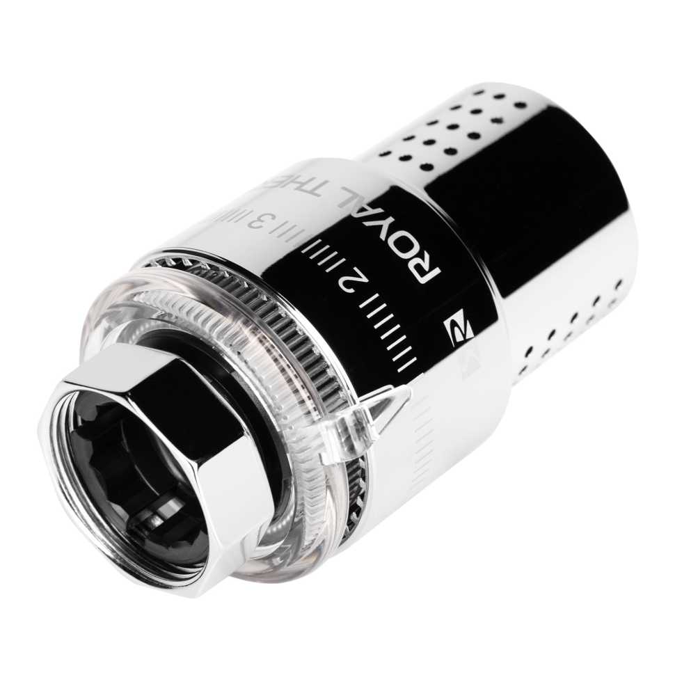 Термоголовка жидкостная Royal Thermo Design М30х1,5 (хром) RTO 07.0010