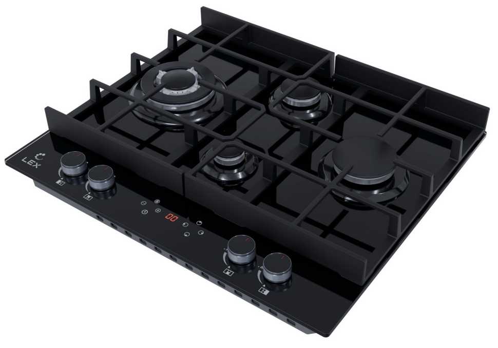 Газовая варочная панель LEX GVG 644 T BL