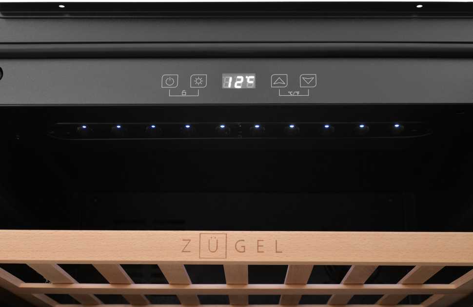 Встраиваемый винный шкаф Zugel ZCWI280B